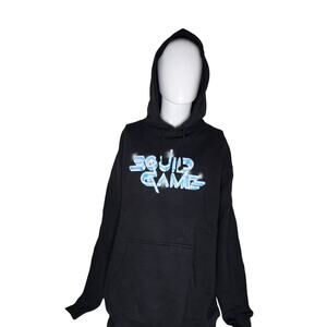NEW! SQUID GAME X PacSun Men's Black Hoodie Size Large